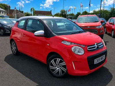 Used Citroën C1 Feel 68 HP (50 kW) 2015 Orange Hatchback
