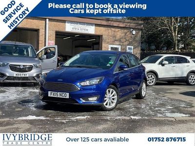 Used Ford Focus Titanium 120 HP (88 kW) 2015 Blue Hatchback