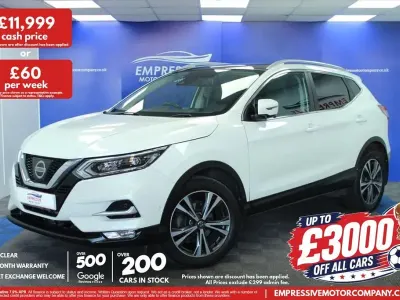 Used Nissan Qashqai Tekna 115 HP (84 kW) 2018 White SUV