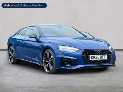 Used Audi A5 Black Edition 150 HP (110 kW) 2023 Blue Coupe
