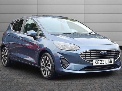 Chrome blue Used 2023 Ford Fiesta Titanium Hatchback | £16,000 (Good price)