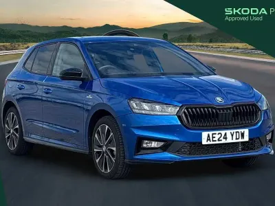 Used Skoda Fabia Monte Carlo 147 HP (108 kW) 2024 Race blue metallic Hatchback