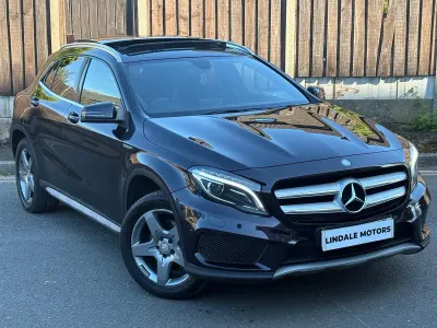Used Mercedes GLA220 AMG line 170 HP (125 kW) 2014 Mauve/purple SUV