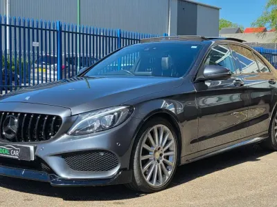 Begagnad Mercedes C250 AMG Line Premium Plus 2016 Grå Sedan