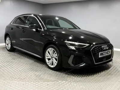 Used Audi A3 e-tron S-Line 2023 Black Hatchback
