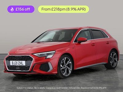 Used Audi A3 Sportback S-Line 150 HP (110 kW) 2021 Red Hatchback