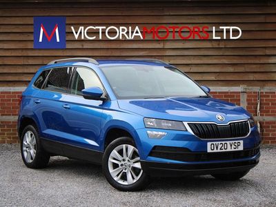 Used Skoda Karoq SE Technology 150 HP (110 kW) 2020 Blue SUV