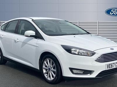 Used Ford Focus Titanium 101 HP (74 kW) 2017 White Hatchback