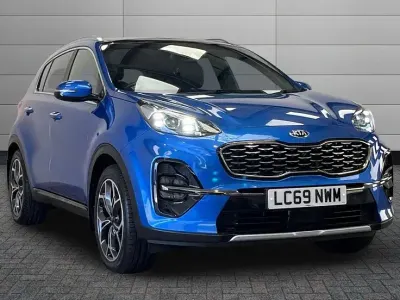 Used Kia Sportage GT-Line S 134 HP (98 kW) 2019 Blue SUV