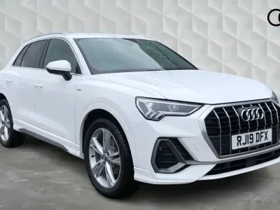 Used Audi Q3 S-Line 150 HP (110 kW) 2019 White SUV