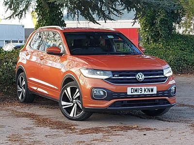 Orange Used 2019 VW T-Cross R-line SUV | £13,798 (A bit pricey)
