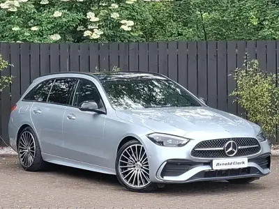 New Mercedes C200 AMG Line Premium Plus 204 HP (150 kW) 2025 Silver Estate