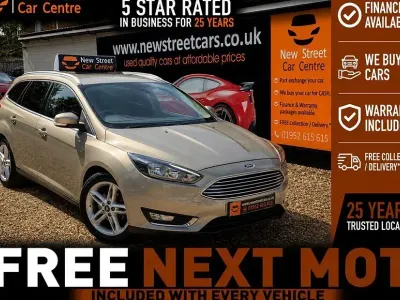 Used Ford Focus Titanium 120 HP (88 kW) 2015 Silver Estate