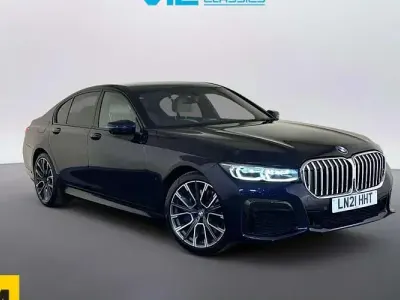 Used BMW 740 M Sport 340 HP (250 kW) 2021 Blue Sedan