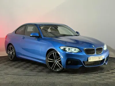 Used BMW 218 M Sport 150 HP (110 kW) 2019 Blue Coupe