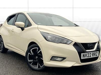 Used Nissan Micra Acenta 92 HP (67 kW) 2022 White Hatchback