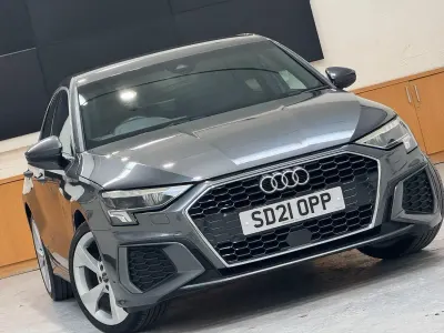 Used Audi A3 S-Line 110 HP (80 kW) 2021 Grey Sedan