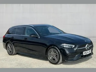 Begagnad Mercedes C220 AMG line 200 HK (147 kW) 2024 Svart Kombi