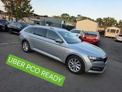 Used Skoda Superb SE Technology 218 HP (160 kW) 2021 Silver Estate