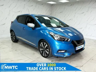 Used Nissan Micra S 90 HP (66 kW) 2017 Blue Hatchback