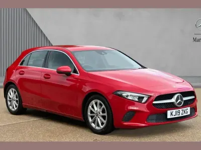 Used Mercedes A180 113 HP (83 kW) 2019 Red Hatchback