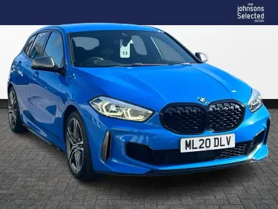 Used BMW M135 Comfort Edition 301 HP (221 kW) 2020 Blue Hatchback