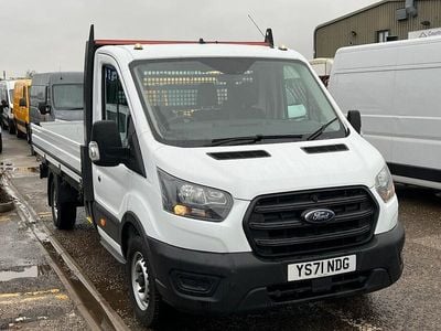Used Ford Transit S 130 HP (95 kW) 2021 White Cabriolet