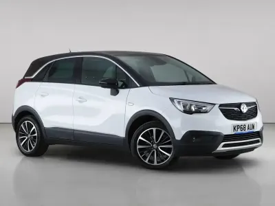 Used Vauxhall Crossland X Elite 110 HP (80 kW) 2018 White SUV
