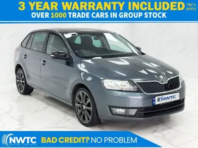 Used Skoda Rapid Sport 90 HP (66 kW) 2017 Grey Hatchback