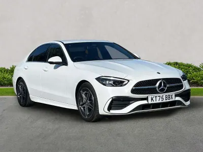 Used Mercedes C200 AMG line 2026 White Sedan