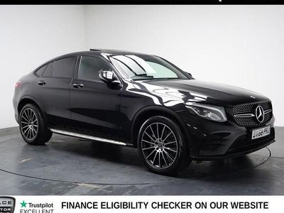 Used Mercedes GLC220 AMG line 170 HP (125 kW) 2018 Black Coupe
