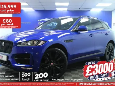Used Jaguar F-Pace R-Sport 180 HP (132 kW) 2019 Blue SUV