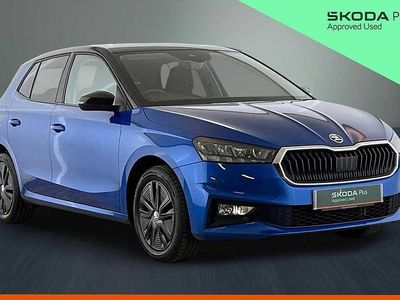 Used Skoda 110 R Colour Edition 81 HP (59 kW) 2023 Race blue metallic black body / magic pearl effect roof Hatchback
