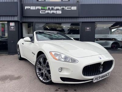 Used Maserati GranCabrio 440 HP (323 kW) 2011 White Cabriolet