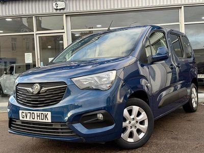 Used Vauxhall Combo S 100 HP (73 kW) 2021 Blue MPV