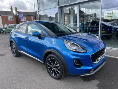 Used Ford Puma Titanium 123 HP (90 kW) 2023 Blue SUV