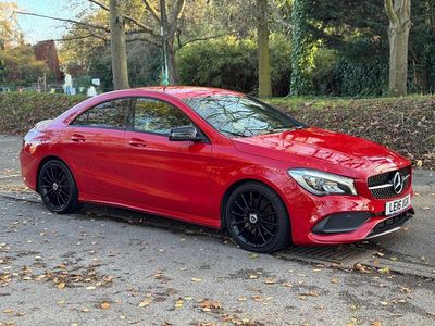 Used Mercedes CLA220 AMG line 177 HP (130 kW) 2016 Red Sedan