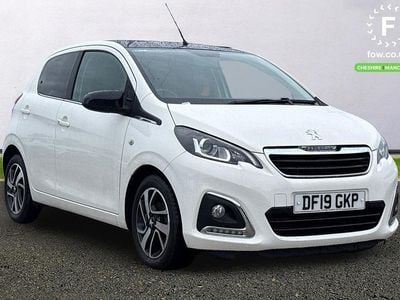 White Used 2019 Peugeot 108 Allure Hatchback | £9,499 (Fair price)