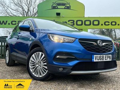 Used Vauxhall Grandland X S 130 HP (95 kW) 2018 Blue SUV