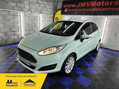 Used Ford Fiesta Titanium 2017 Green Hatchback