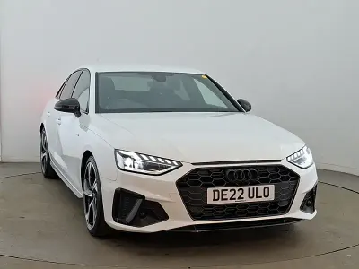 Used Audi A4 Black Edition 150 HP (110 kW) 2022 White Sedan