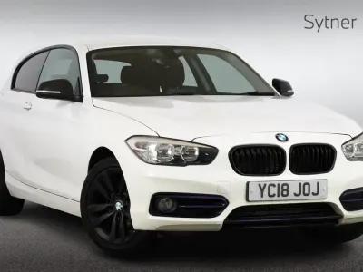 Used BMW 116 Sport Line 114 HP (83 kW) 2018 White Hatchback