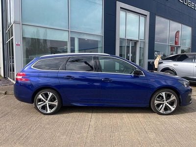 Used Peugeot 308 SW GT-line 129 HP (94 kW) 2017 Blue Estate