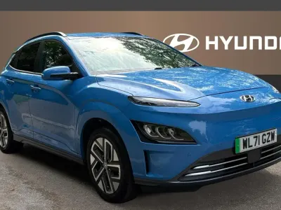 Second-hand Hyundai Kona Premium 150 kW (204 CP) 2021 Albastru SUV