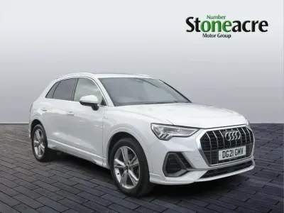Used Audi Q3 S-Line 150 HP (110 kW) 2021 White SUV