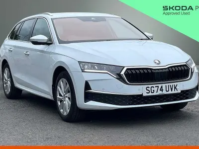 Used Skoda Octavia SE L 150 HP (110 kW) 2024 White Estate