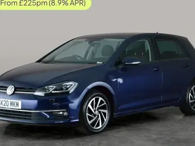 Used VW Golf VII Edition 150 HP (110 kW) 2020 Blue Hatchback