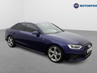 Blue Used 2020 Audi A4 S-Line Sedan | £18,449 (Fair price)