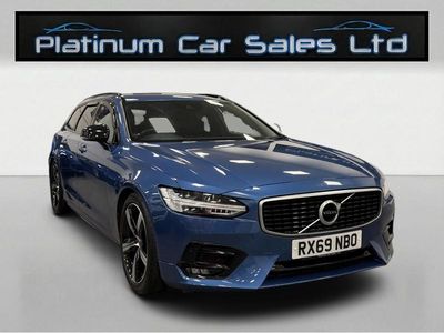 Used Volvo V90 R-Design 190 HP (139 kW) 2019 Blue Estate