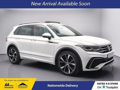 White Used 2021 VW Tiguan R-line SUV | £21,995 (Fair price)